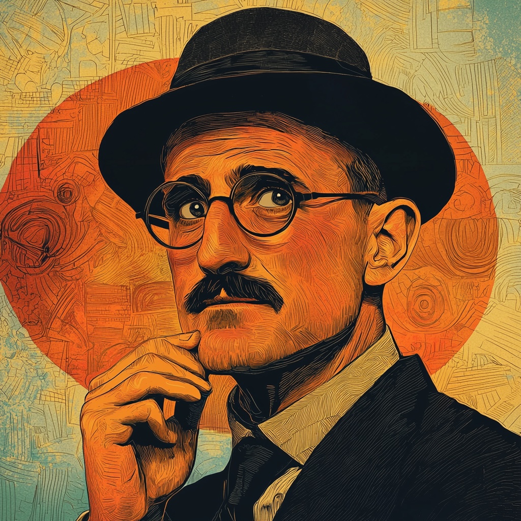 i wanna create a flyer of this Join us for a special Bloomsday literary event, featuring a reading and moderated discussion on James Joyce’s Finnegans Wake. Explore the portrayal of Leopold Bloom as a Sephardi Jewish literary figure, examining Jewish identity through the lens of one of modern literature’s greatest works. --v 6.1 Job ID: fea7ae2a-ad98-4f44-80fb-067574dae15f